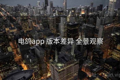 电鸽app 版本差异 全景观察