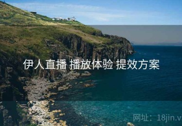 伊人直播 播放体验 提效方案