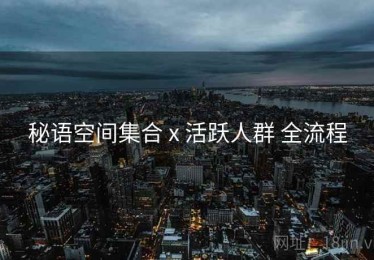 秘语空间集合 x 活跃人群 全流程