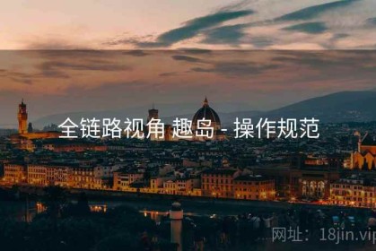 全链路视角 趣岛 - 操作规范