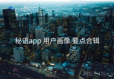 秘语app 用户画像 要点合辑