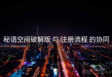 秘语空间破解版 与 注册流程 的协同