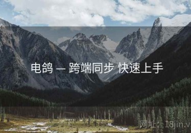 电鸽 — 跨端同步 快速上手