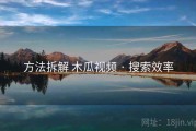 方法拆解 木瓜视频 · 搜索效率