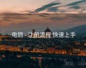 电鸽 - 注册流程 快速上手