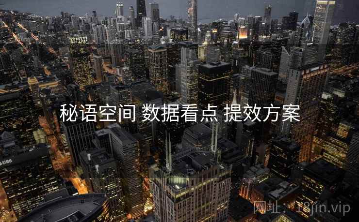 秘语空间 数据看点 提效方案