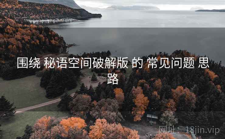 围绕 秘语空间破解版 的 常见问题 思路
