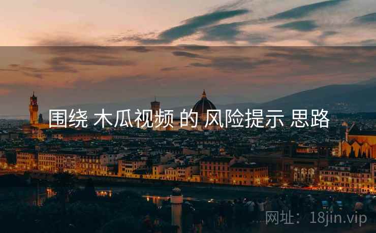 围绕 木瓜视频 的 风险提示 思路