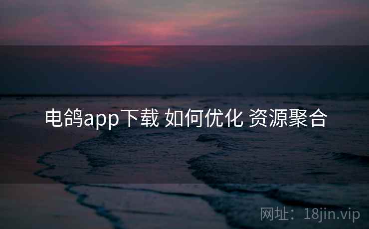 电鸽app下载 如何优化 资源聚合